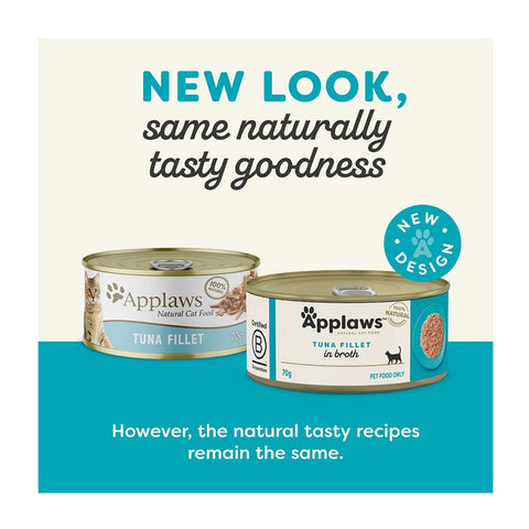 Applaws Tuna Fillet in Broth Adult Wet Cat Food