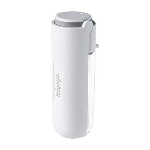 Ibiyaya Pupoasis Fold & Go Water Bottle White