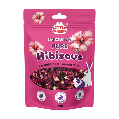 Little Cheeks Farm Fresh Pure Hibiscus Pet Treats 35g