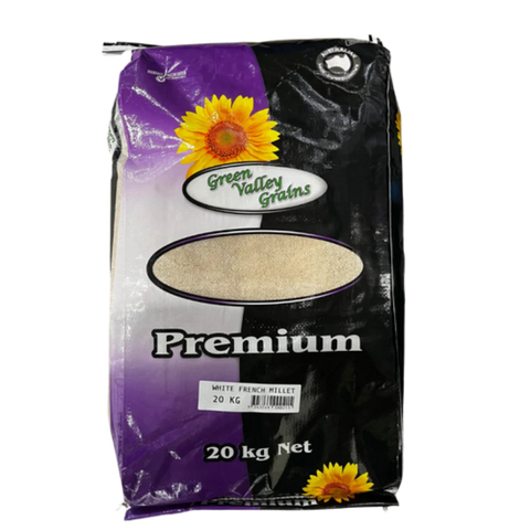Green Valley Grains Premium White French Millet 20kg