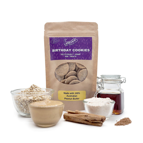 Larrykin Biscuits Birthday Cookies Dog Treats 125g