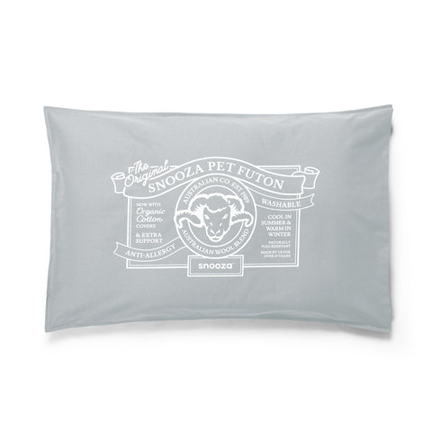 Snooza Organic Pet Futon Ash Grey