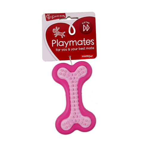 Yours Droolly Teethers Dental Bone Massager Dog Toy