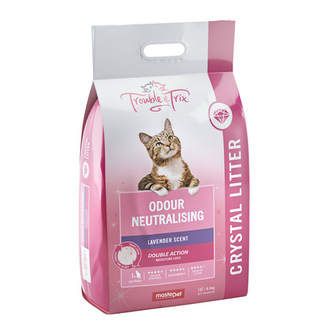 Trouble & Trix Odour Neutralising Lavender Scent Crystal Cat Litter