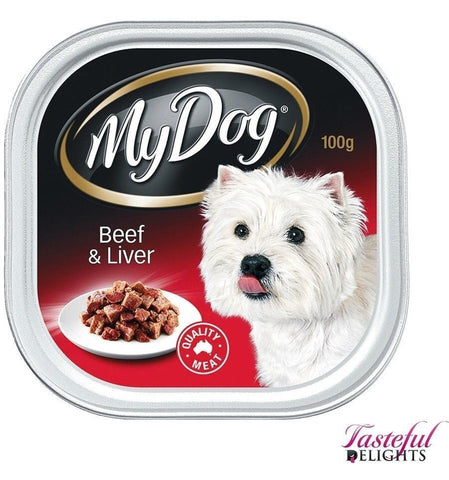 MyDog Beef & Liver Wet Dog Food 12x100g