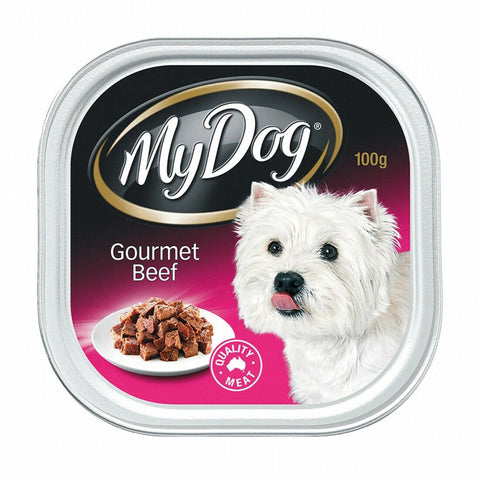 MyDog Gourmet Beef Wet Dog Food 12x100g