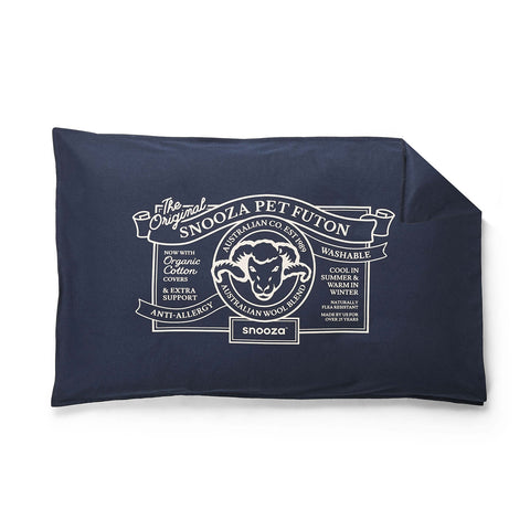 Snooza Organic Pet Futon Cover Blue