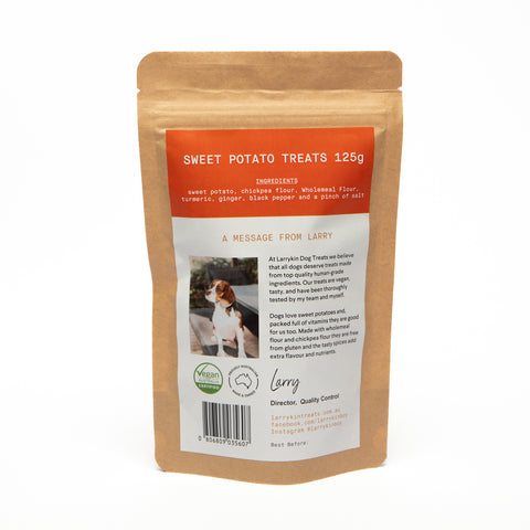 Larrykin Biscuits Sweet Potato Dog Treats 125g