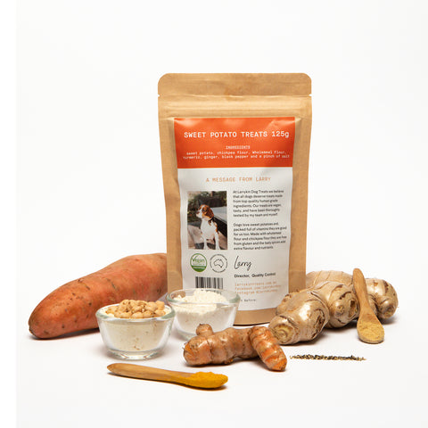 Larrykin Biscuits Sweet Potato Dog Treats 125g