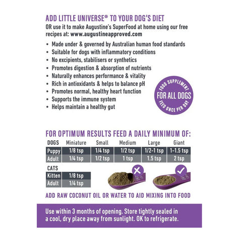 Augustine Approved Little Universe Canine