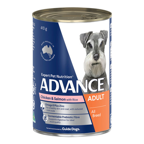 Advance Chicken & Salmon Adult Canned Wet Dog Food