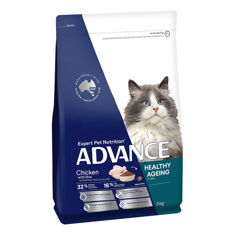 Advance Healthy Ageing 8+ Chicken & Rice Adult Dry Cat Food 2kg