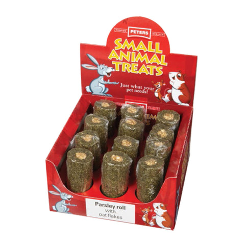 Peters Parsley Roll with Oat Flakes Small Animal Treat 60g