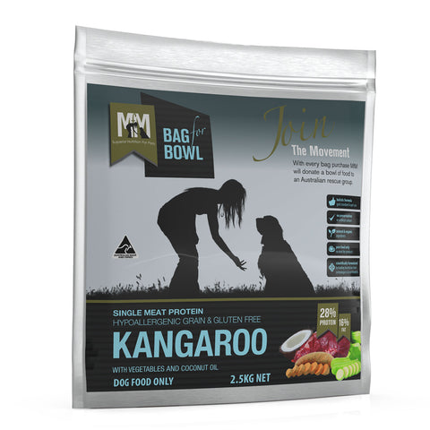 Meals for Mutts Grain Free Kangaroo Adult Dry Dog Food 2.5kg