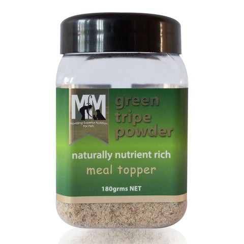 Meals for Mutts Green Tripe Powder Meal Topper For Dogs 180g