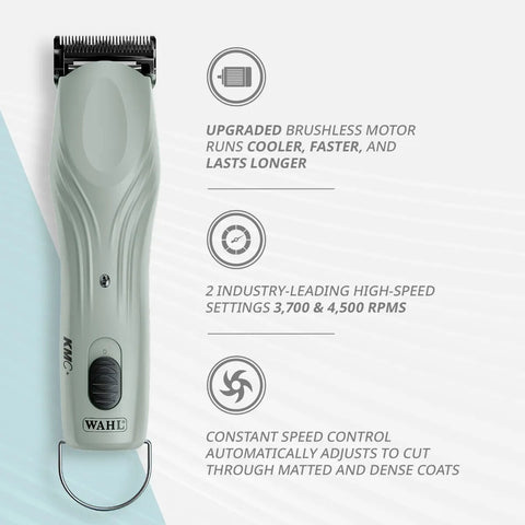 Wahl KMC+ Cord/Cordless Detachable 2 Speed Clipper