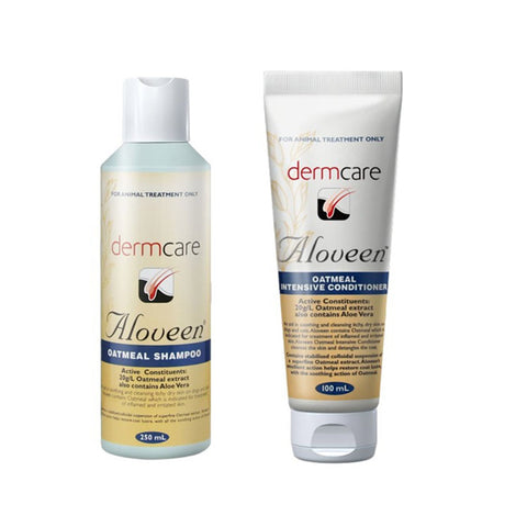 Dermcare Aloveen Oatmeal Shampoo & Conditioner Starter Pack