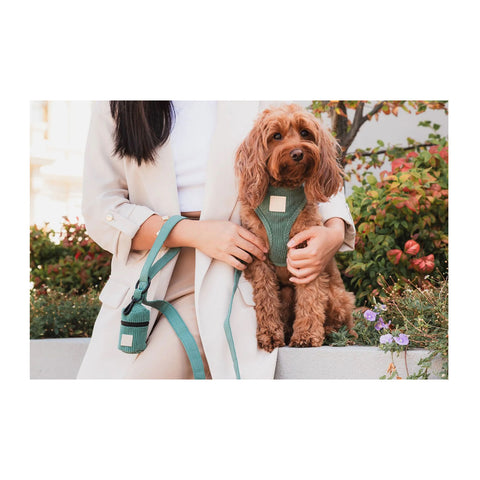 FuzzYard Life Cordury Poo Bag Dispenser Myrtle Green