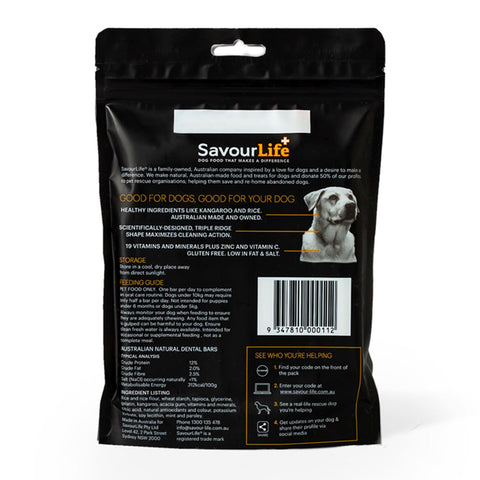 SavourLife Dental Bars Small to Medium Dogs 8 Pack