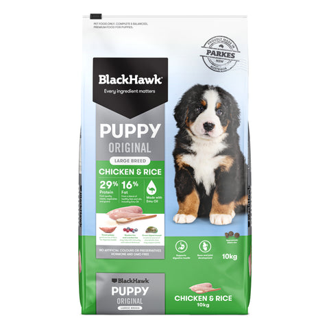 Black Hawk Large Breed Chicken & Rice Puppy Dry Dog Food