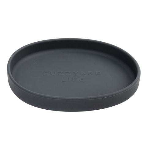 FuzzYard Life Slate Grey SIlicone Cat Dish