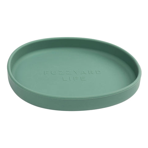 FuzzYard Life Myrtle Green SIlicone Cat Dish