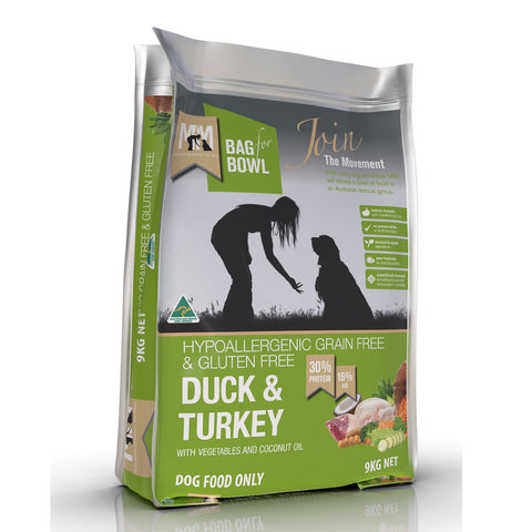 Meals for Mutts Grain Free Duck & Turkey Adult Dry Dog Food