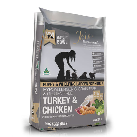 Meals for Mutts Grain Free Turkey & Chicken Puppy Dry Dog Food