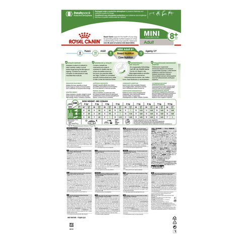 Royal Canin Mini Adult 8+ Dry Dog Food 2kg