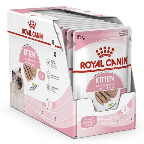 Royal Canin Kitten Loaf Wet Cat Food Pouches