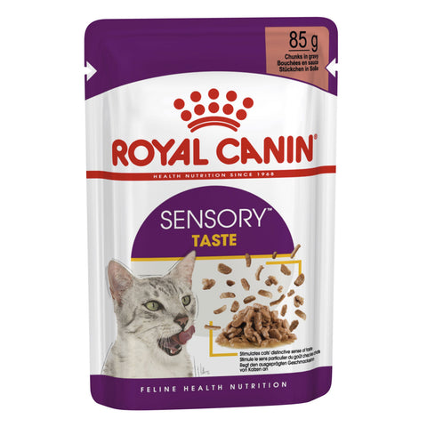 Royal Canin Sensory Taste Gravy Adult Wet Cat Food Pouches