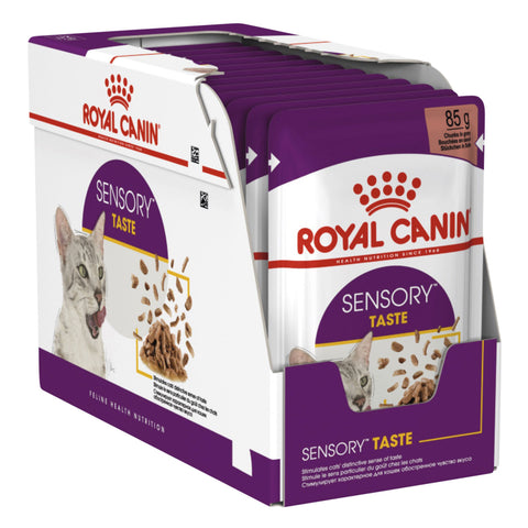 Royal Canin Sensory Taste Gravy Adult Wet Cat Food Pouches