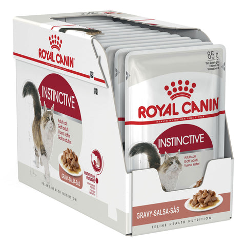 Royal Canin Instinctive Gravy Adult Wet Cat Food Pouches
