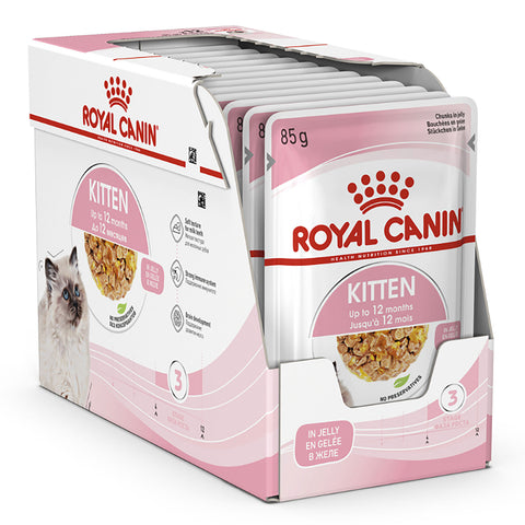 Royal Canin Kitten Jelly Wet Cat Food Pouches