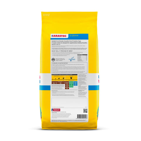 Barastoc 3 Grain Scratch Mix Chicken Feed 20kg