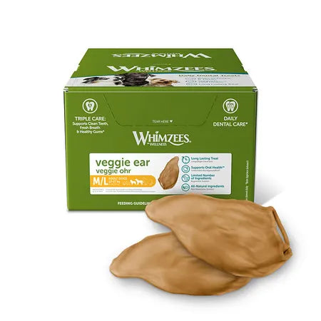 Whimzees Veggie Ears Bulk Box 18pk
