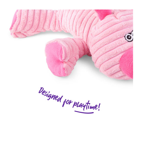 Kazoo Furries Funky Pig Plush Dog Toy Medium