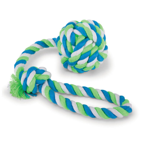 Kazoo Twisted Rope Sling Knot Ball Dog Toy