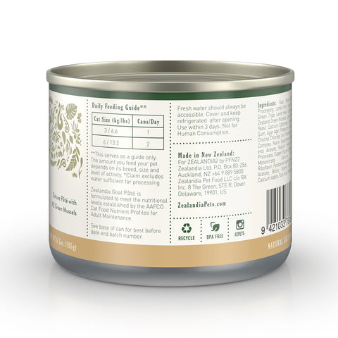 Zealandia Goat Pate Adult Wet Cat Food
