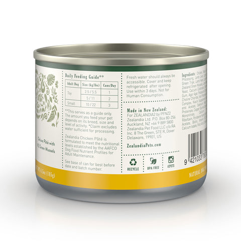 Zealandia Chicken Pate Adult Wet Dog Food