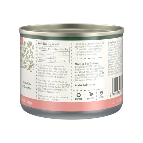 Zealandia Salmon Mousse Pate Puppy & Mama Wet Dog Food