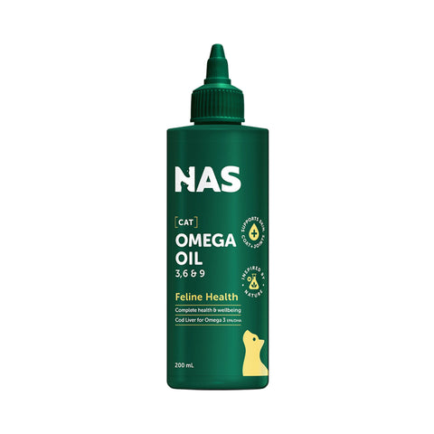 Natural Animal Solutions Omega 3,6 & 9 Oil For Cats 200ml
