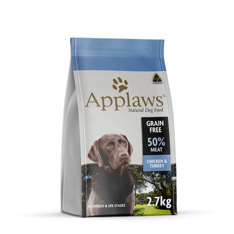 Applaws Grain Free Chicken & Turkey Adult Dry Dog Food 2.7kg
