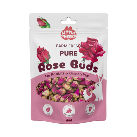 Little Cheeks Farm Fresh Pure Rose Buds Pet Treats 60g