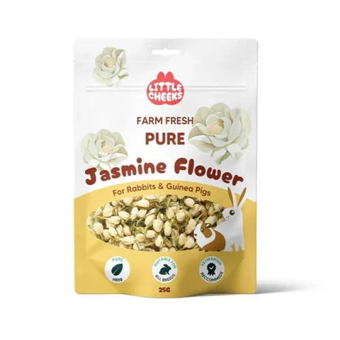 Little Cheeks Farm Fresh Pure Jasmine Flower Pet Treats 25g