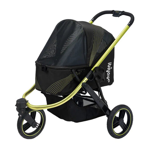 Ibiyaya The Beast Jogging Pet Stroller Jet Black