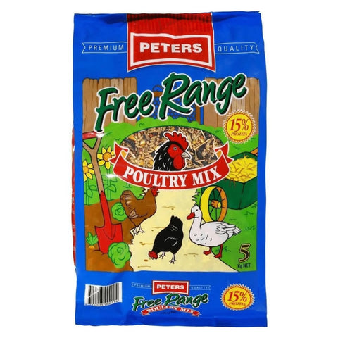 Peters Free Range Poultry Mix Chicken Feed 5kg