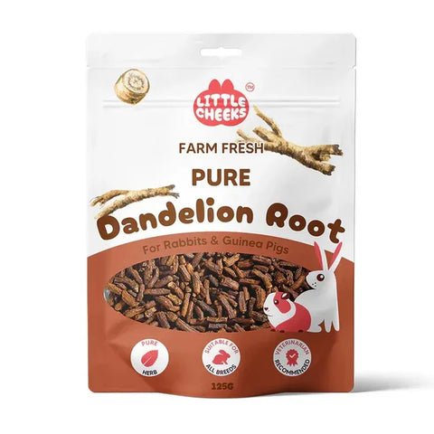 Little Cheeks Farm Fresh Pure Dandelion Root Pet Treats 125g