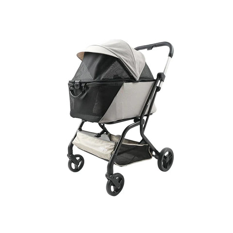 Ibiyaya InstaCollapse Detachable Pet Stroller Taupe