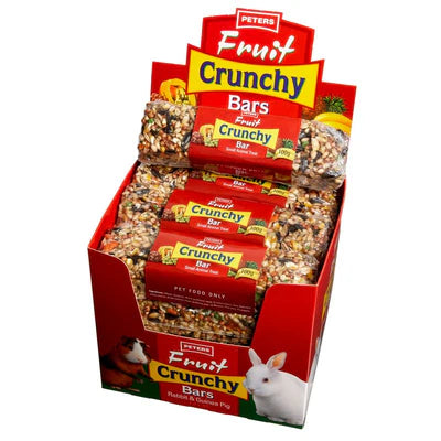 Peters Fruit Crunchy Bar 100g 12pk